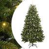 vidaXL Umel&yacute; vianočn&yacute; stromček 240 cm 300 LED Tepl&aacute; biela PVC a oceľ