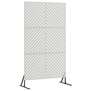 vidaXL Z&aacute;ves na zabezpečenie s&uacute;kromia 100 x 50 x 180 cm Strieborn&aacute;