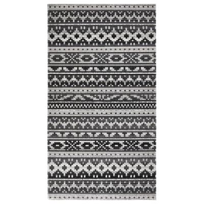 vidaXL Vonkajší koberec hladké tkanie 115x170 cm tmavosivý