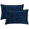 vidaXL Poťah na podložku 2 pcs HOUTEN N&aacute;morn&iacute;cka modr&aacute; 50 x 80 cm