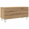 vidaXL Skrinka na gramofónové platne dub artisan 100 x 38 x 48 cm