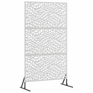 vidaXL Z&aacute;ves na zabezpečenie s&uacute;kromia 100 x 50 x 180 cm Strieborn&aacute;