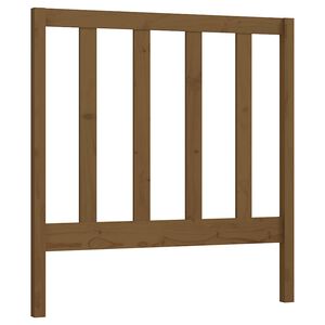 vidaXL Čelo postele medovohned&eacute; 81x4x100 cm mas&iacute;vna borovica