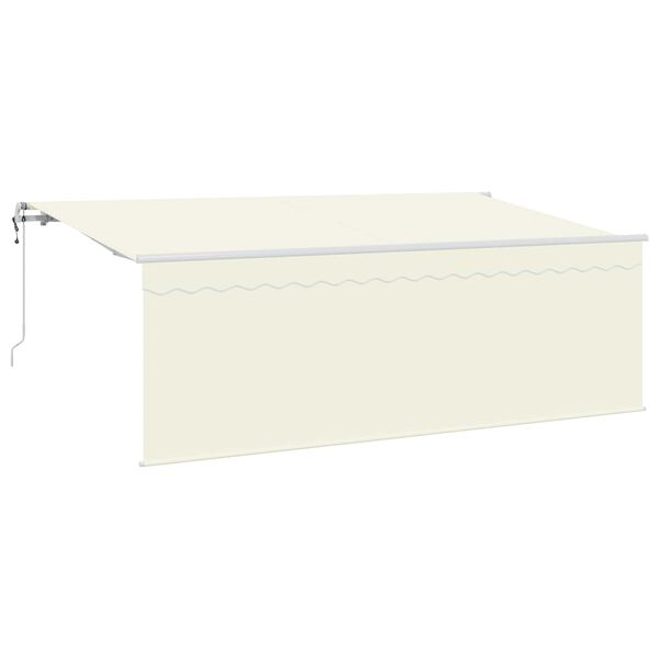 vidaXL Zatemniteľn&aacute; mark&iacute;za Kr&eacute;mov&aacute; 400 x 200 cm Polyester a hlin&iacute;k