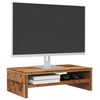 VidaXL Stojan na monitor Old Wood 42x24x13 cm Engineered Wood