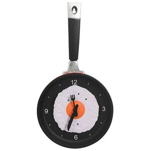 vidaXL N&aacute;stenn&eacute; hodiny s panvicou na vypr&aacute;žan&eacute; vajce Design 18,8 cm