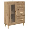 vidaXL Highboard Remeseln&yacute; dub 69,5 x 34 x 180 cm Kompozitn&eacute; drevo