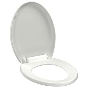 vidaXL WC sedadlo, pomal&eacute; skl&aacute;panie, r&yacute;chloup&iacute;nacie, biele