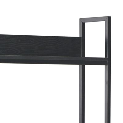 vidaXL Počítačový stôl čierny 120x60x138 cm