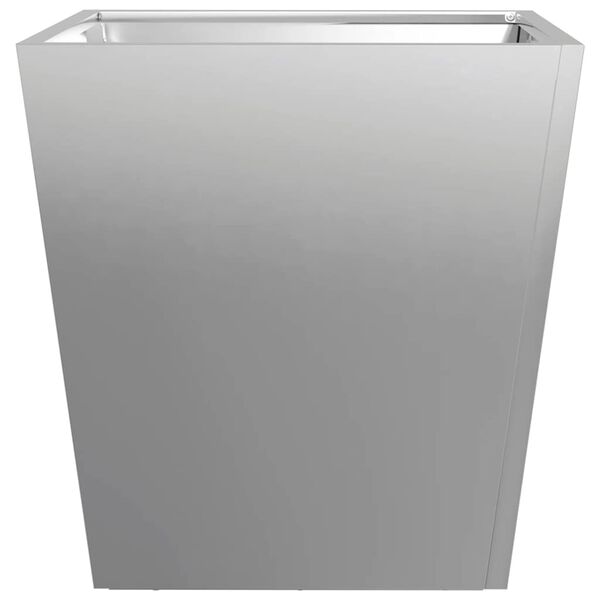 vidaXL Z&aacute;hradn&yacute; kvetin&aacute;č 40x40x40 cm, pozinkovan&aacute; oceľ