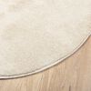 vidaXL Koberec OVIEDO krátky vlas béžový Ø 280 cm