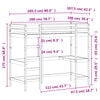 vidaXL Poschodová posteľ so stolom biela 100x200 cm borovicový masív