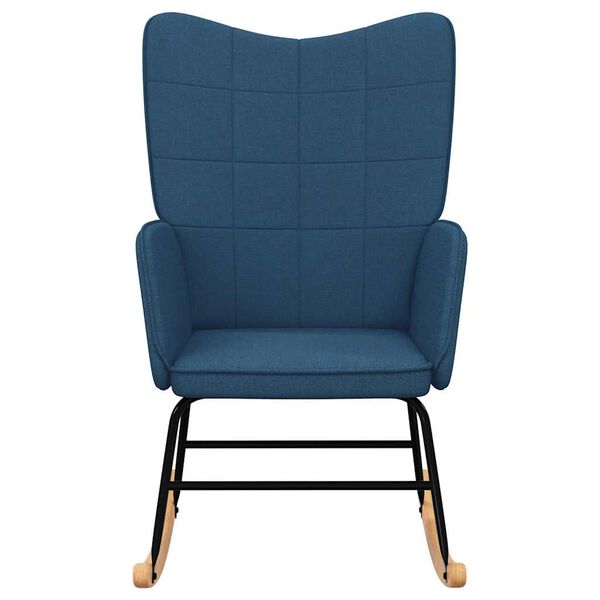 vidaXL Hojdacie kreslo, modr&eacute;, l&aacute;tka