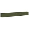 VidaXL kvetin&aacute;č Olive Green 360x40x40 cm Oceľ valcovan&aacute; za studena