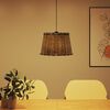 vidaXL Tienidlo na stropn&uacute; lampu, hned&eacute; &Oslash;40x26 cm, pr&uacute;tie