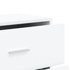 vidaXL Komody 3 ks biele 60x31x84 cm kompozitné drevo