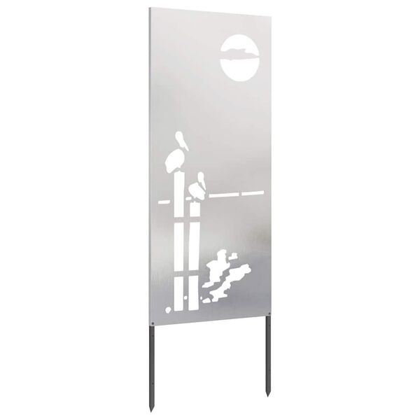 vidaXL Z&aacute;hradn&aacute; clona na s&uacute;kromie Rezac&iacute; Strieborn&aacute; 50 x 140 cm