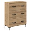 vidaXL Highboard Remeseln&yacute; dub 69,5 x 34 x 180 cm Kompozitn&eacute; drevo