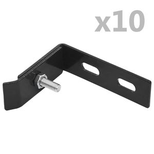vidaXL N&aacute;stenn&yacute; konektor 10 s&aacute;d antracitov&yacute;
