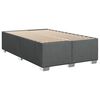 vidaXL Boxspring posteľ s matracom, tmavosivá 120x190 cm, látka