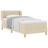 vidaXL Posteľ s pružinov&yacute;m r&aacute;mom s matracmi Kr&eacute;mov&aacute; 80 x 200 cm l&aacute;tka