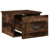 vidaXL N&aacute;stenn&eacute; nočn&eacute; stol&iacute;ky 2 ks dymov&yacute; dub 41,5x36x28cm