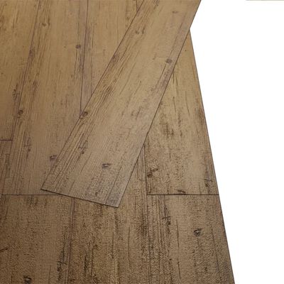 vidaXL Samolepiace podlahové dosky z PVC 5,02 m², 2 mm, hnedý orech