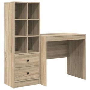 vidaXL St&ocirc;l Sonoma dub 125,5 x 50 x 127 cm 2 ks