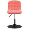 vidaXL Barov&aacute; stolička ružov&aacute; zamatov&aacute;