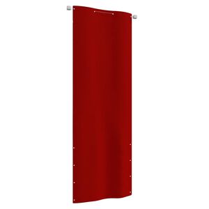 vidaXL Balk&oacute;nov&aacute; mark&iacute;za červen&aacute; 80x240 cm oxfordsk&aacute; l&aacute;tka