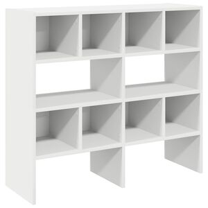 vidaXL Stojany na top&aacute;nky 2 ks stohovateľn&eacute; biele 89,5x30x40 cm