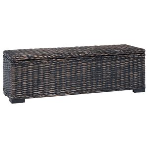 vidaXL &Uacute;ložn&aacute; krabica Čierna 110 x 35 x 45 cm