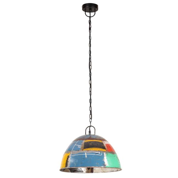 vidaXL Industri&aacute;lna vintage z&aacute;vesn&aacute; lampa 25 W, farebn&aacute; 41 cm E27