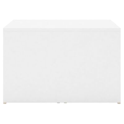 vidaXL Zasúvacie stolíky 3 ks, biele 60x60x38 cm, kompozitné drevo