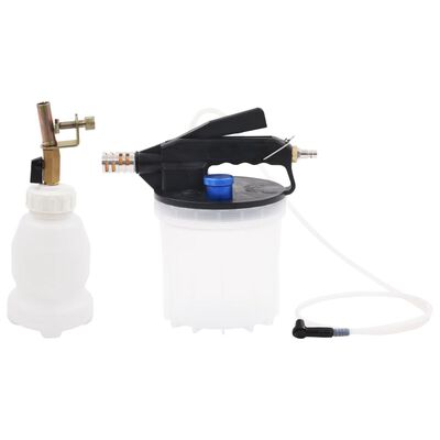 vidaXL Pneumatická odsávačka na odvzdušnenie bŕzd s plniacou fľašou 2 l