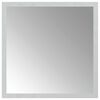 vidaXL Zrkadlo do k&uacute;peľne s LED Priehľadn&aacute; 30 x 30 cm tvrden&eacute; sklo