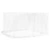 vidaXL Moskyti&eacute;ra na alt&aacute;nok 220 mesh Biela 3,6 x 3,6 x 2 cm Polyester
