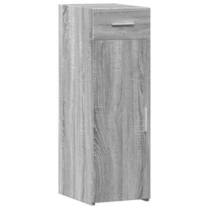 vidaXL Komoda siv&yacute; dub sonoma 30x42,5x93 cm kompozitn&eacute; drevo