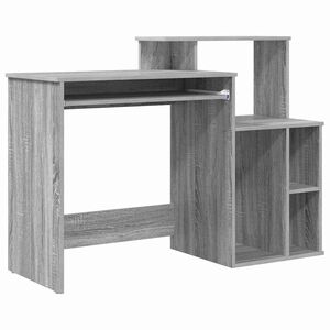 vidaXL St&ocirc;l Siv&yacute; Sonoma 120,5 x 44 x 88,5 cm Kompozitn&eacute; drevo