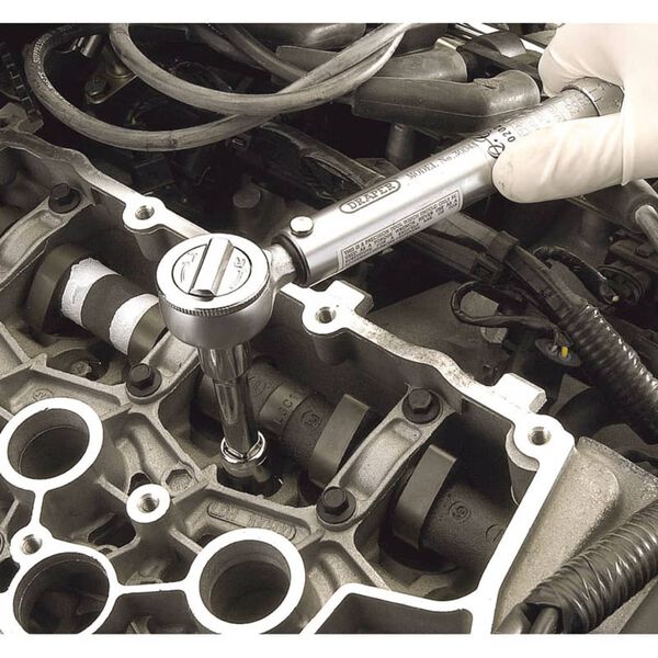 Draper Tools Momentový kľúč 3/8" strieborný 34570