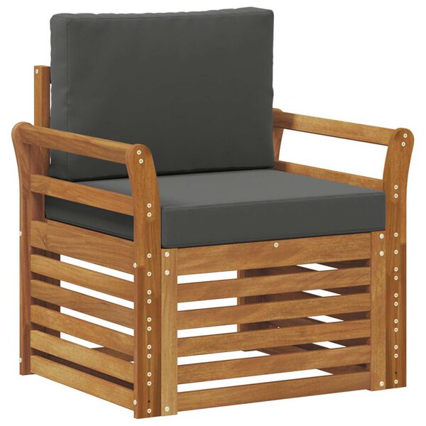 vidaXL Z&aacute;hradn&aacute; s&uacute;prava gaučov Mas&iacute;vne ak&aacute;ciov&eacute; drevo a polyester