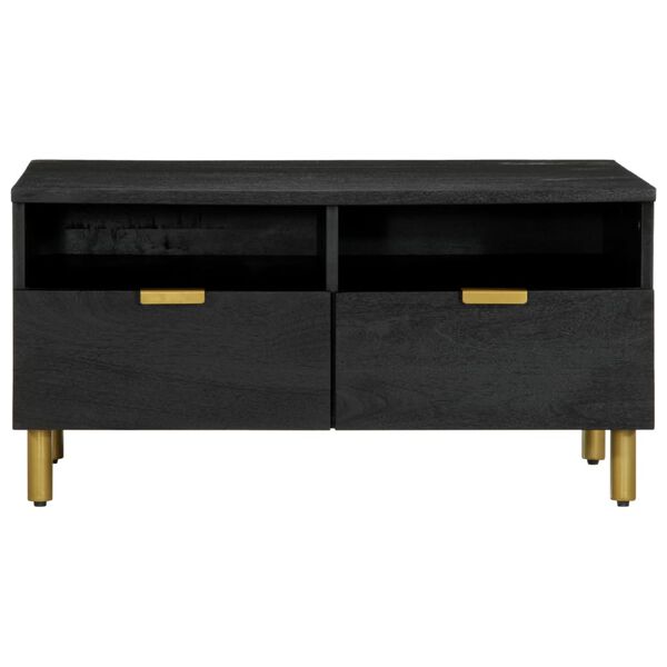 vidaXL Konferenčný stolík, čierny 80x54x40 cm, kompozitné drevo