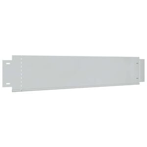 vidaXL Dekorat&iacute;vne oplotenie, 5 ks, galvanizovan&aacute; oceľ, 100x19 cm