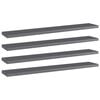 vidaXL Pr&iacute;davn&eacute; police 4 ks, leskl&eacute; siv&eacute; 60x10x1,5 cm, drevotrieska