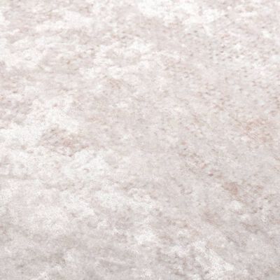 vidaXL Prateľný koberec 80x300 cm bledobéžový protišmykový