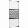 vidaXL Sklenen&eacute; dvere 90 x 2 x 205 cm Hlin&iacute;k Čierna