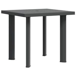vidaXL Z&aacute;hradn&yacute; st&ocirc;l, antracitov&yacute; 80x75x72 cm, plast
