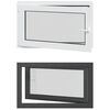 vidaXL Podkrovn&eacute; okno RISOR 100 x 50 cm PVC a sklo Antracitov&aacute;
