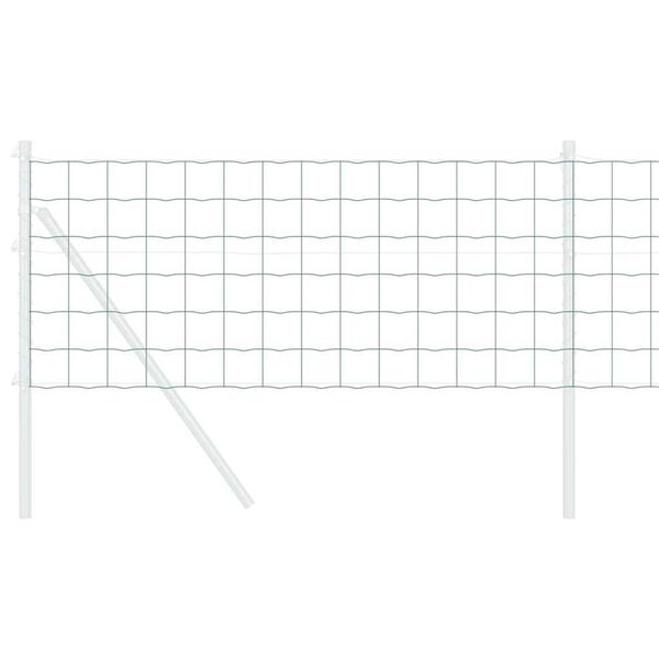vidaXL Euro plot Zelená 0.4 x 10 m Železo potiahnuté PVC