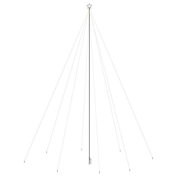 vidaXL LED vianočný stromček interiér exteriér 1300 LED 8 m